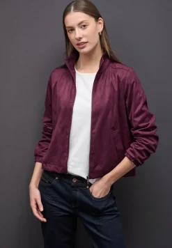 Kurze Velours Jacke