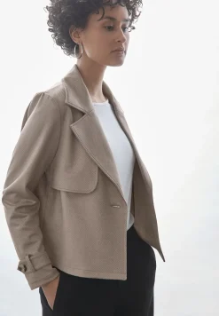 Kurze Velours Jacke