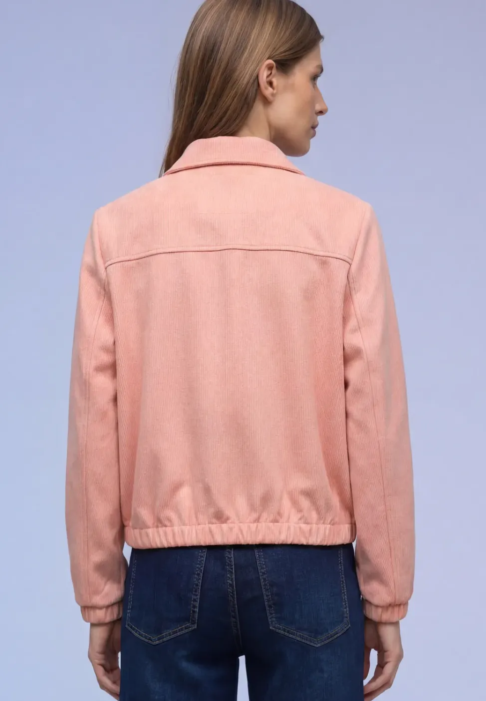 Kurze Veloursjacke