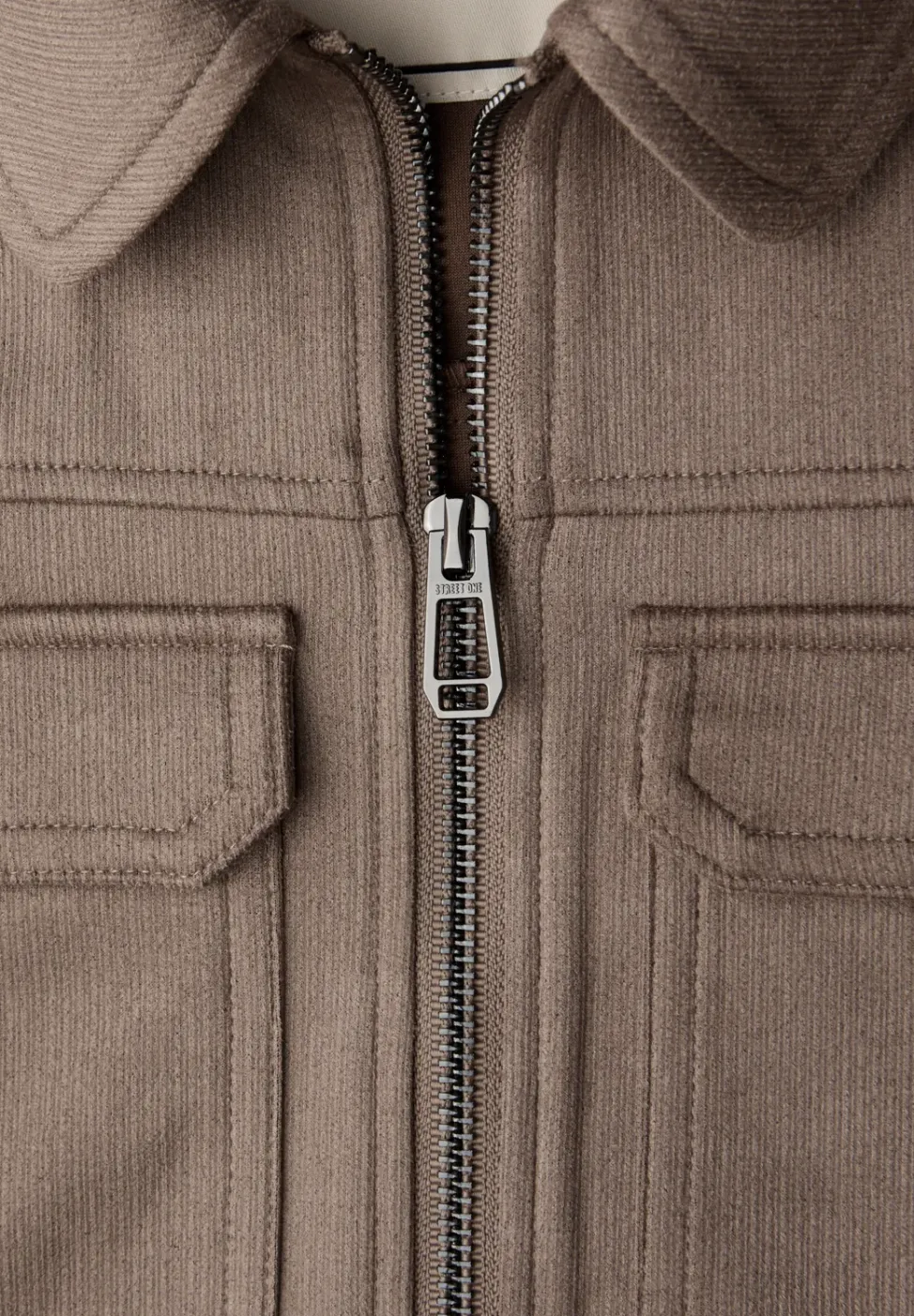 Kurze Veloursjacke
