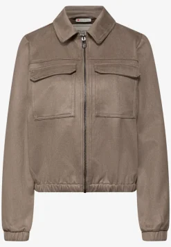Kurze Veloursjacke