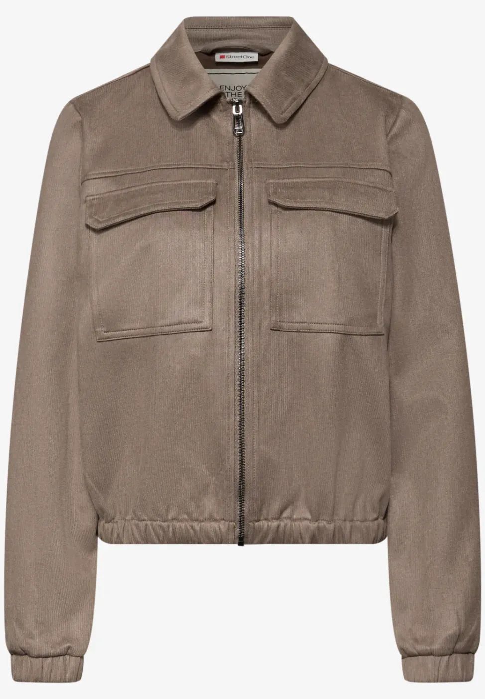 Kurze Veloursjacke