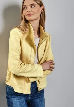 Kurze Velours-Jacke