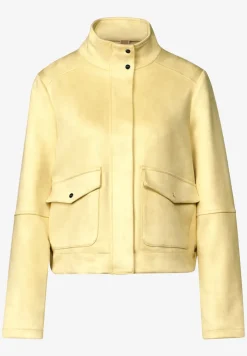 Kurze Velours-Jacke