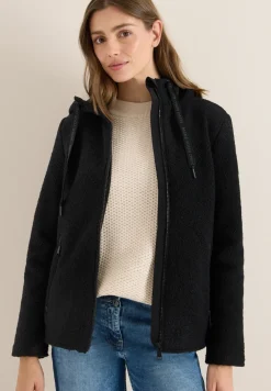 Kurze Wolloptik-Jacke