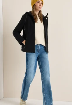 Kurze Wolloptik-Jacke