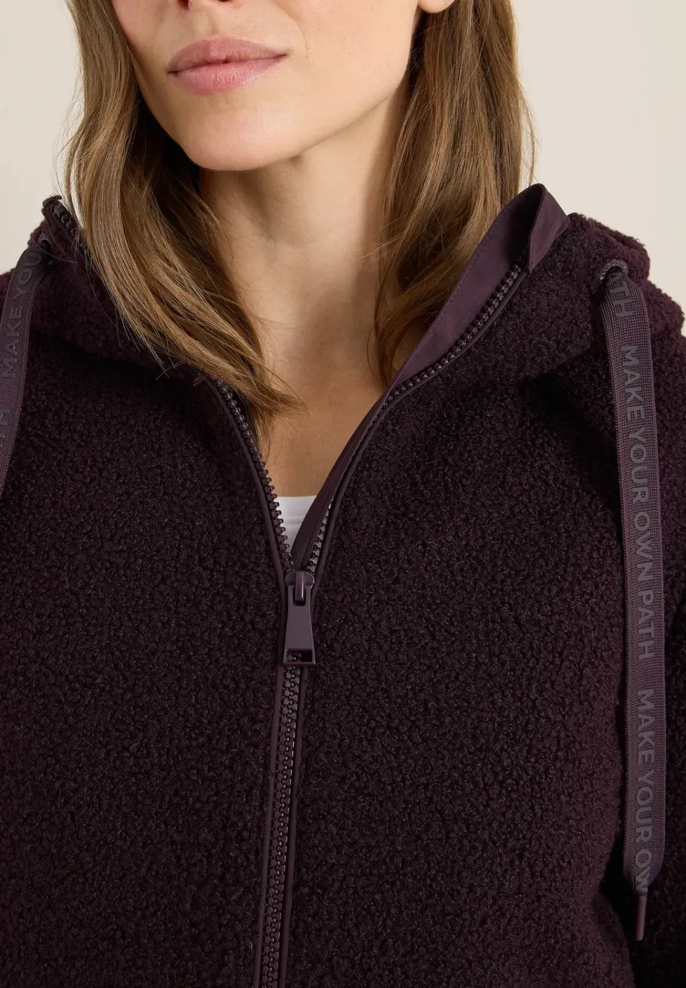 Kurze Wolloptik-Jacke