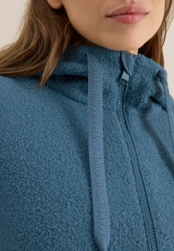 Kurze Wolloptik-Jacke