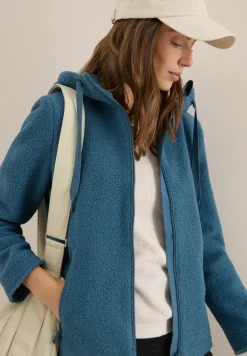 Kurze Wolloptik-Jacke