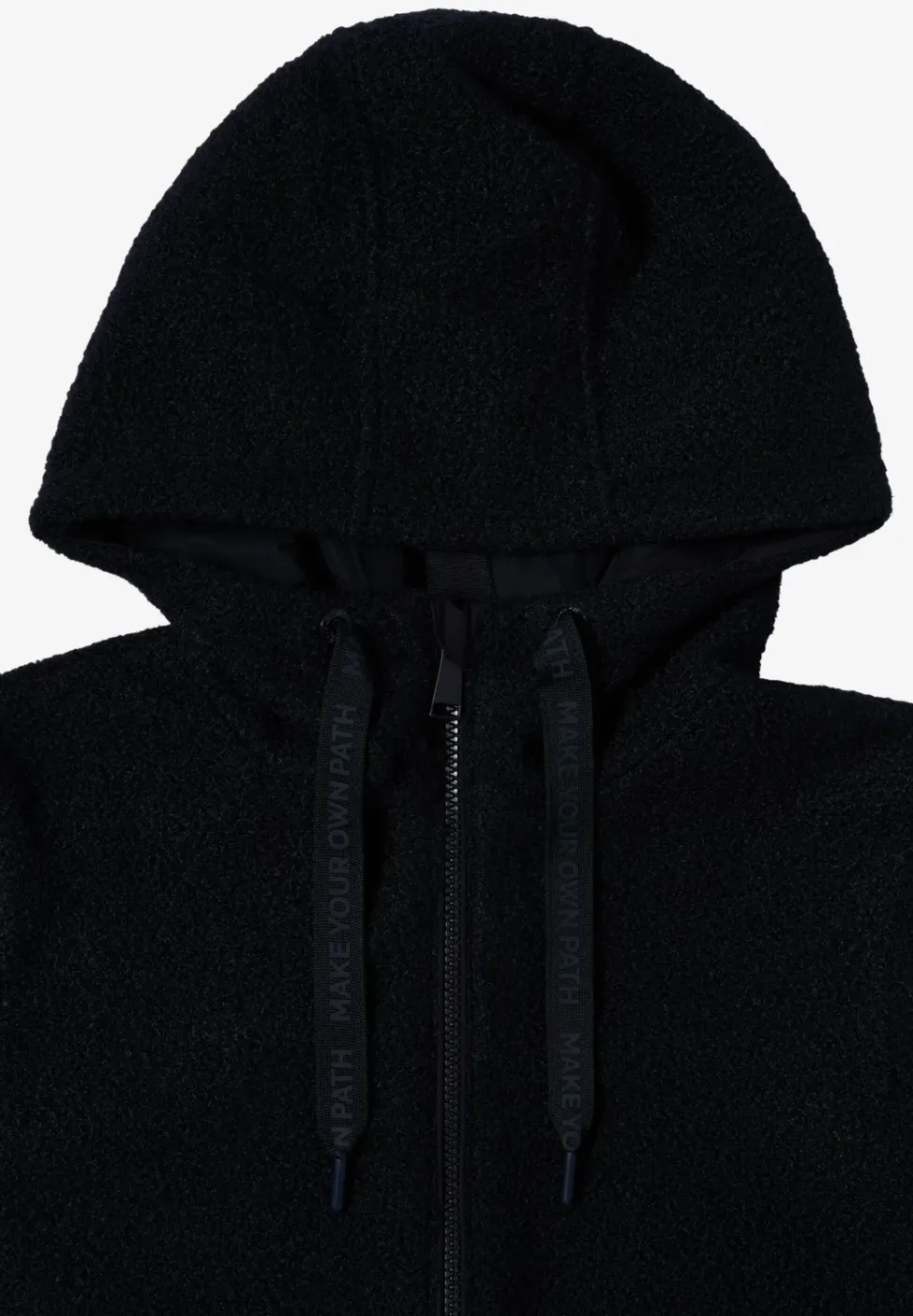 Kurze Wolloptik-Jacke