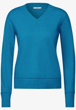 Kurzer Feinstrickpullover