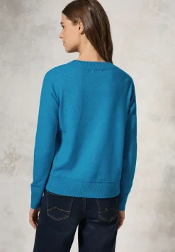 Kurzer Feinstrickpullover