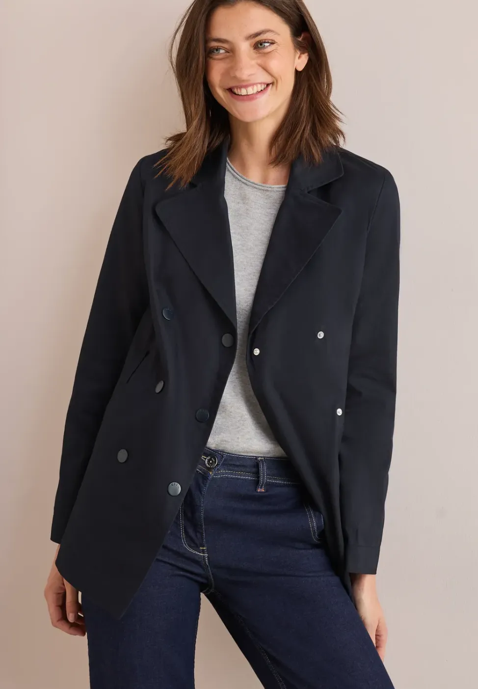 Kurzer Trenchcoat