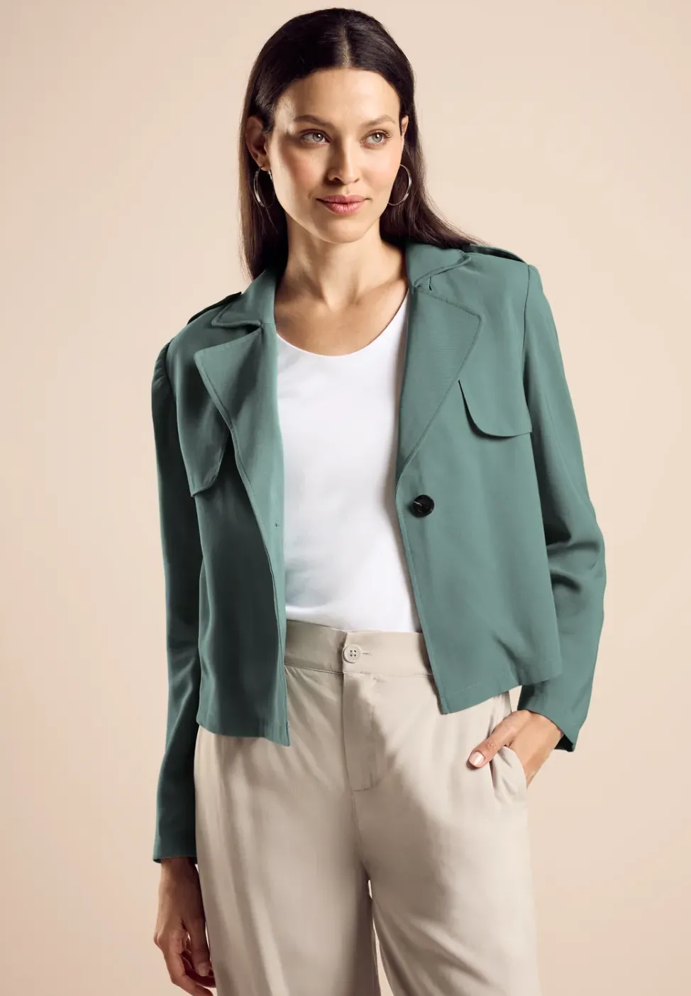 Kurzer Trenchcoat
