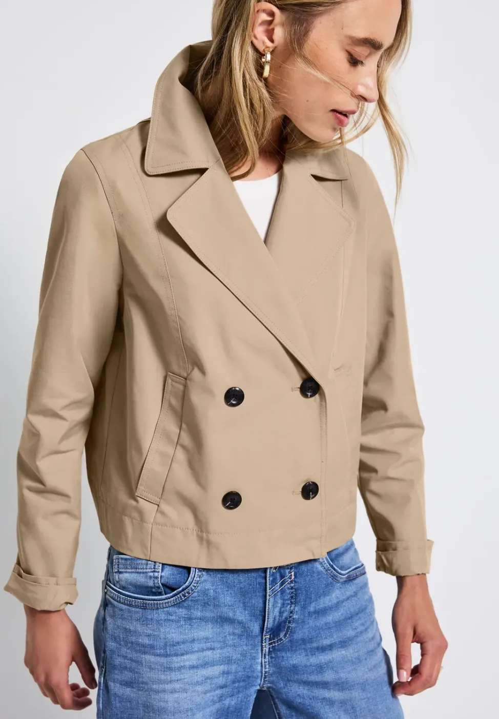 Kurzer Trenchcoat