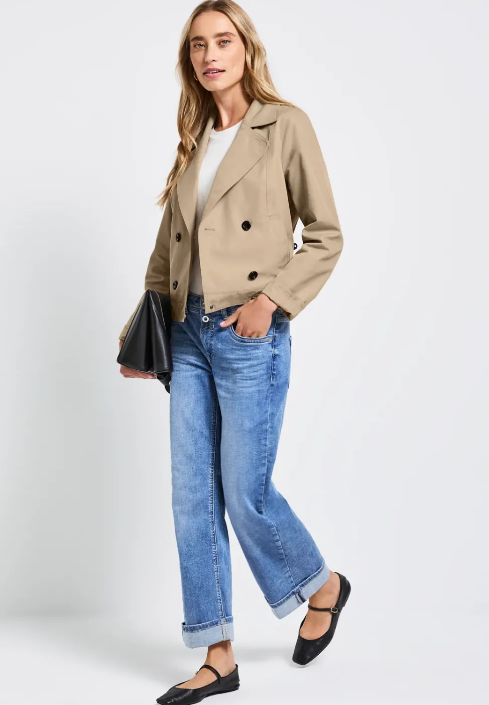 Kurzer Trenchcoat