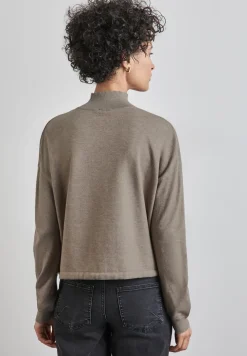 Kurzer Turtleneck-Sweater