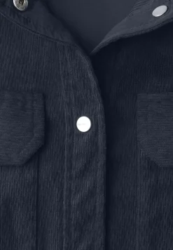 Kurzes Cord Overshirt