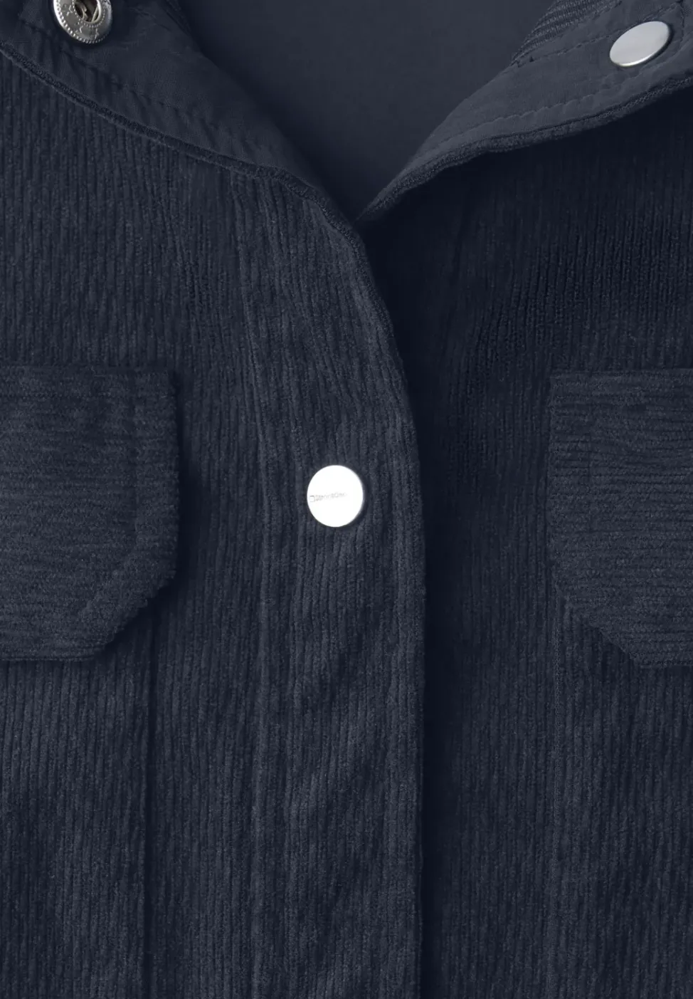 Kurzes Cord Overshirt