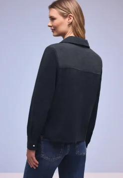 Kurzes Cord Overshirt