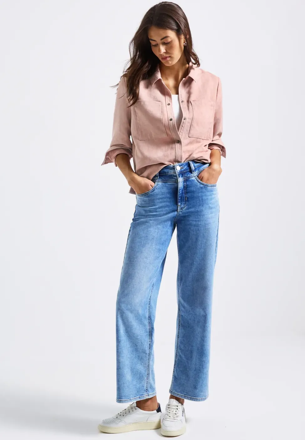 Kurzes Mini-Cord Overshirt