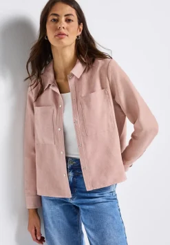 Kurzes Mini-Cord Overshirt