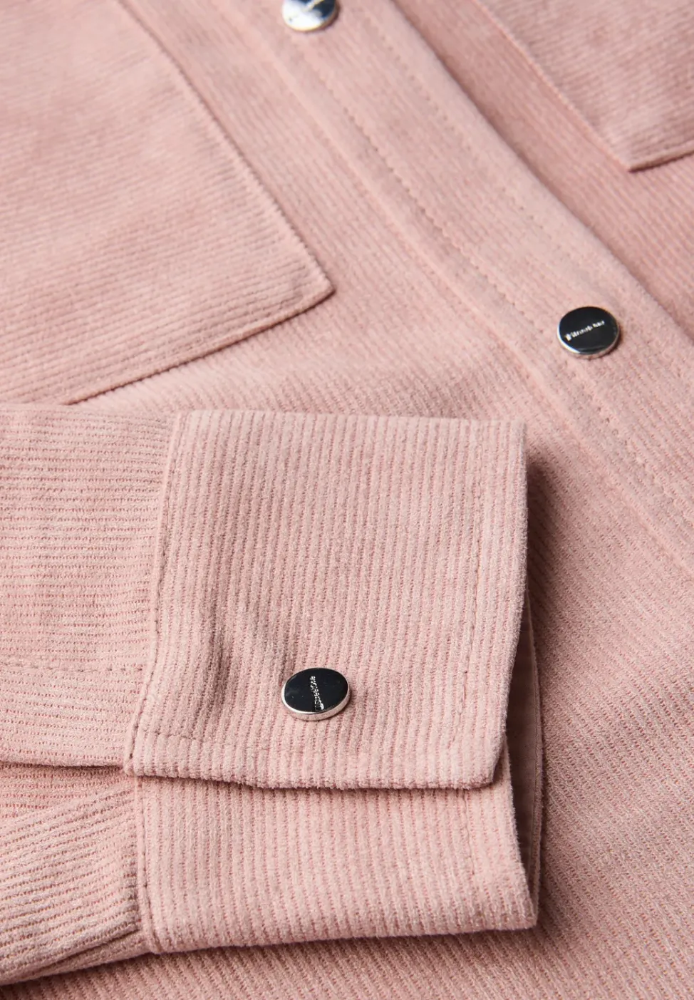 Kurzes Mini-Cord Overshirt