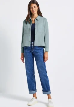 Kurzes Mini-Cord Overshirt