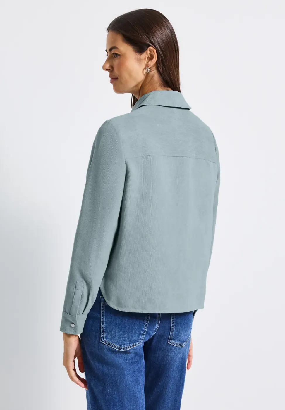 Kurzes Mini-Cord Overshirt