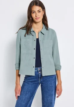 Kurzes Mini-Cord Overshirt