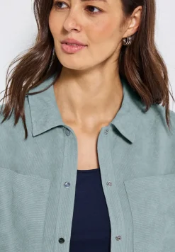 Kurzes Mini-Cord Overshirt