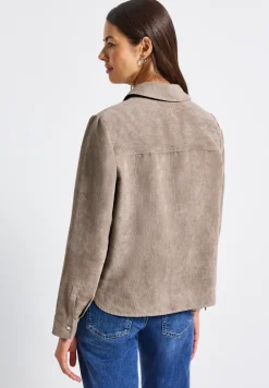 Kurzes Mini-Cord Overshirt