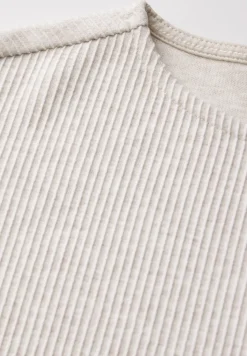 Kurzes Melange Shirt