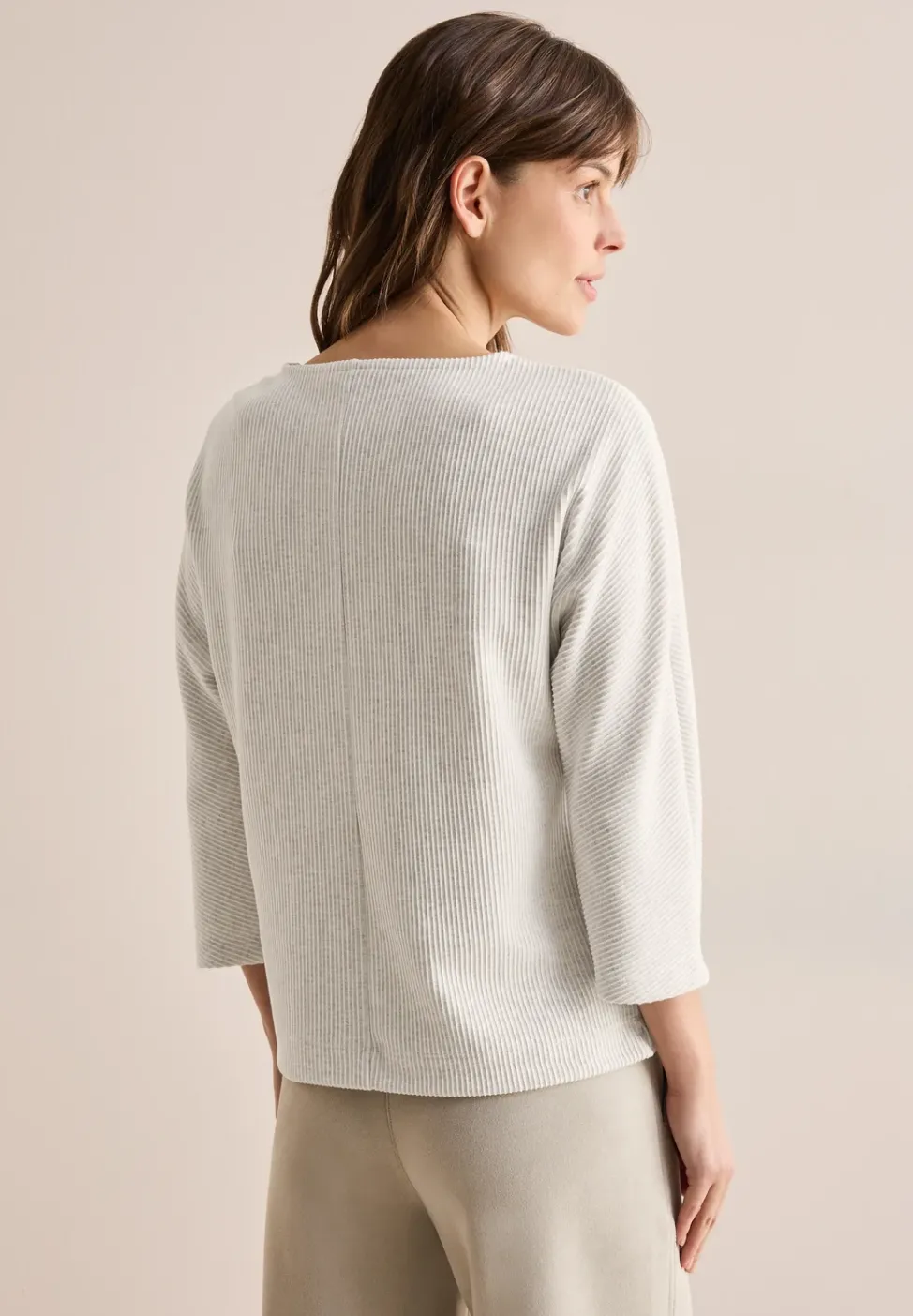 Kurzes Melange Shirt