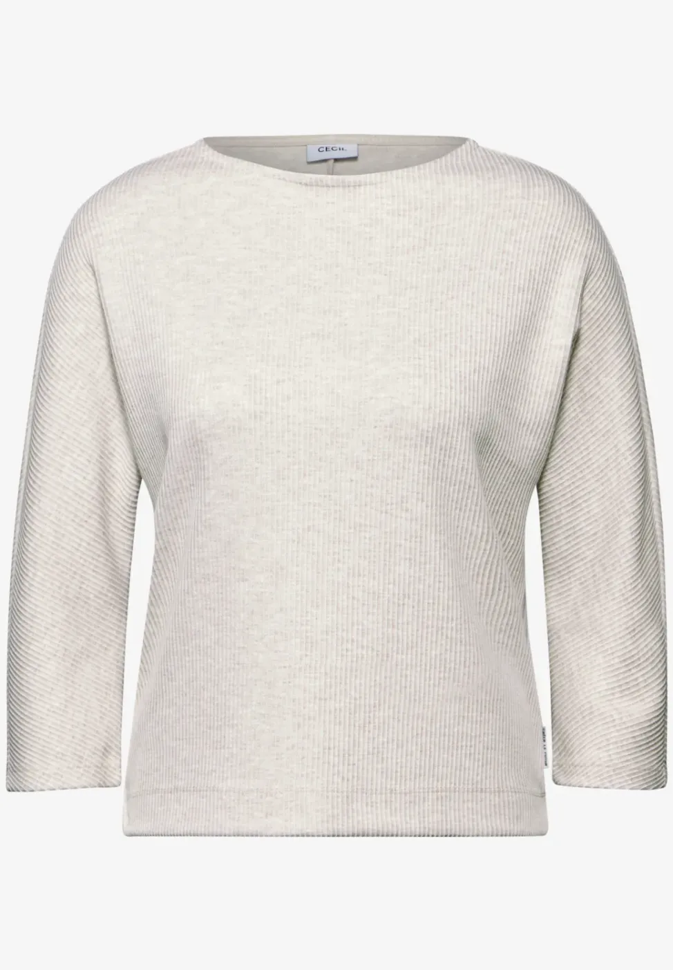 Kurzes Melange Shirt