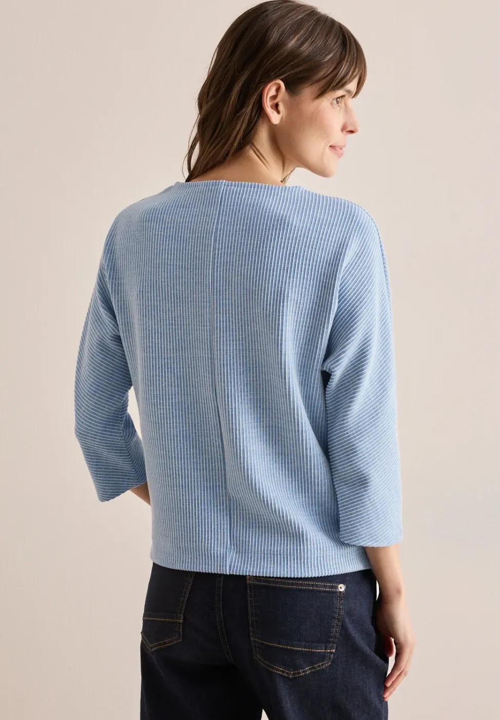 Kurzes Melange Shirt