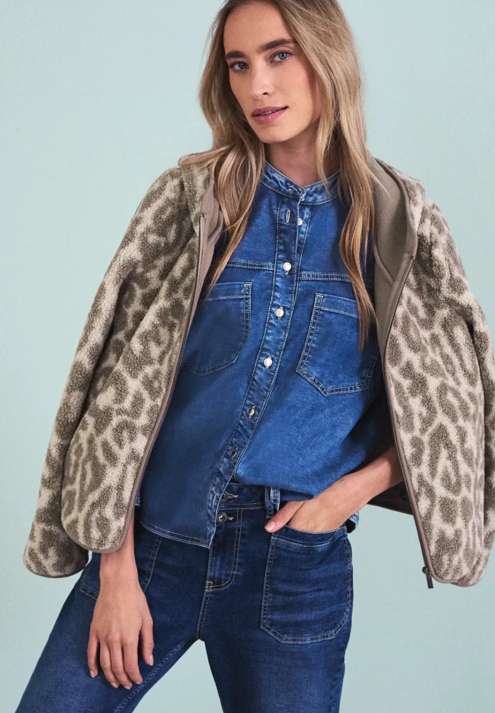 Kuschelige Hoodie Jacke