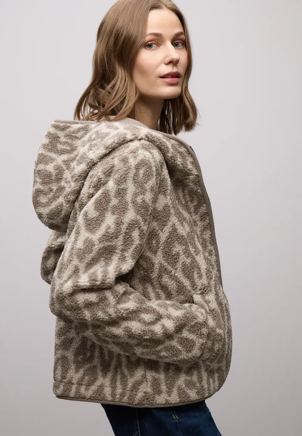 Kuschelige Hoodie Jacke