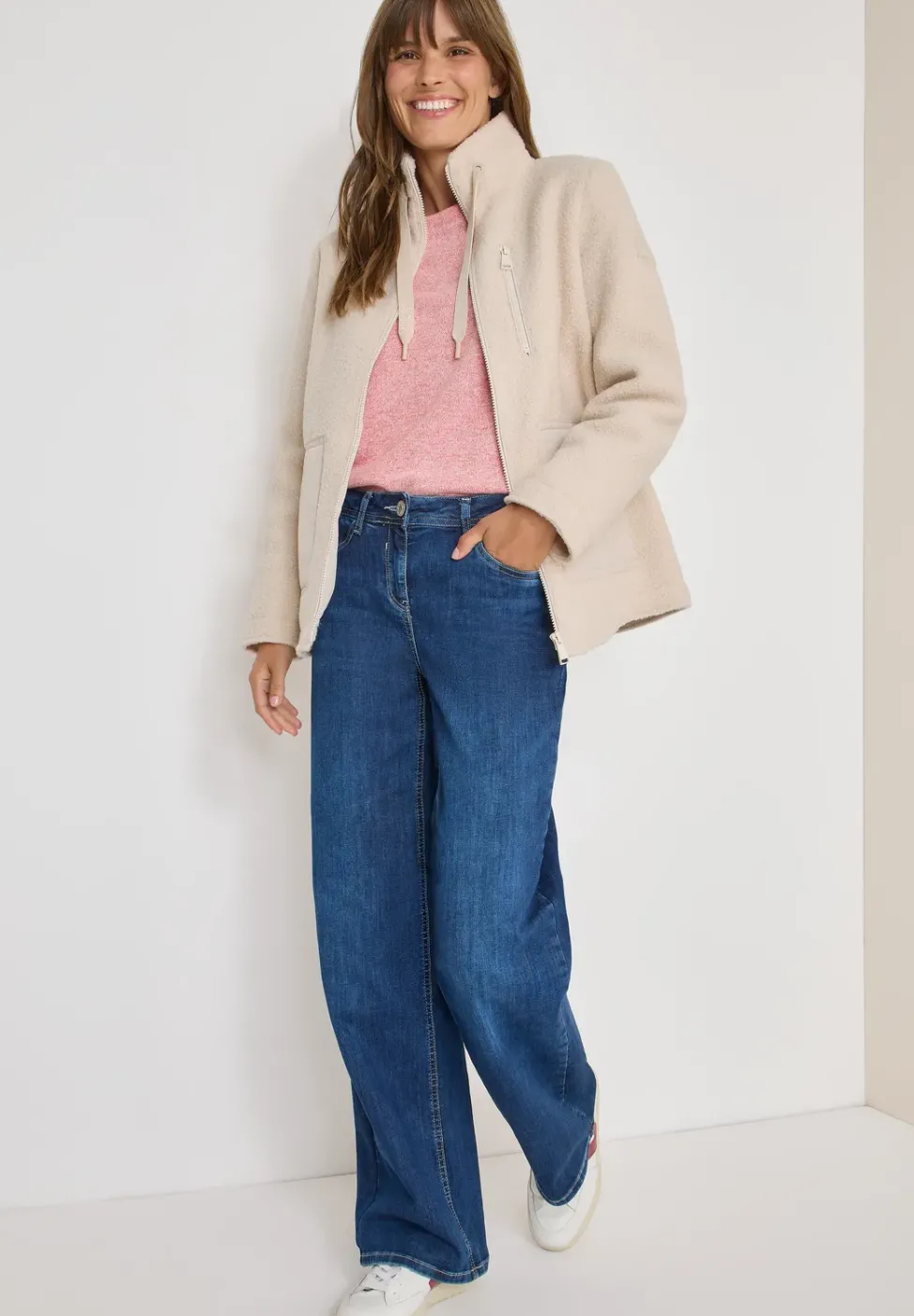 Kuschelige Jacke mit Details