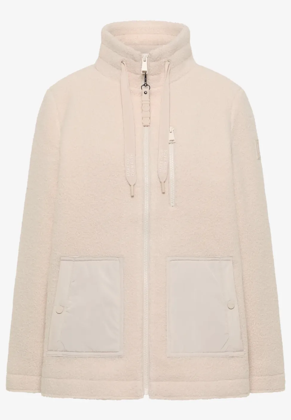 Kuschelige Jacke mit Details