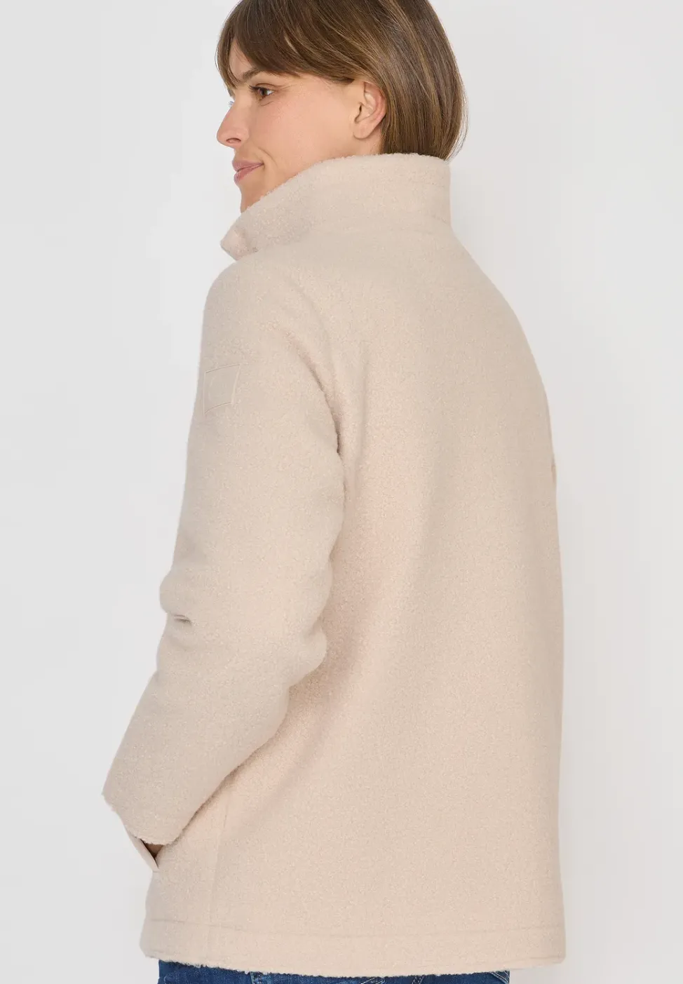 Kuschelige Jacke mit Details