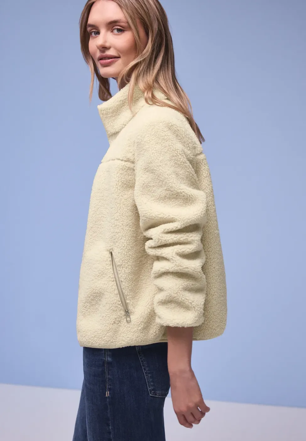 Kuschelige Teddy-Jacke
