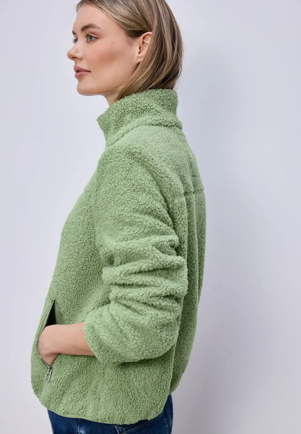 Kuschelige Teddy-Jacke