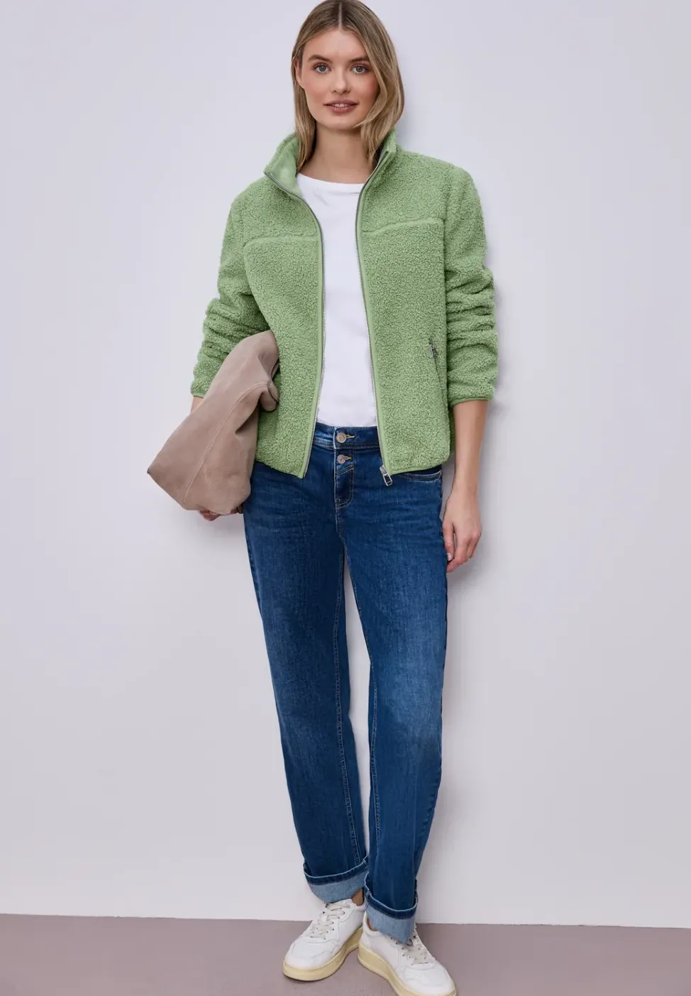 Kuschelige Teddy-Jacke