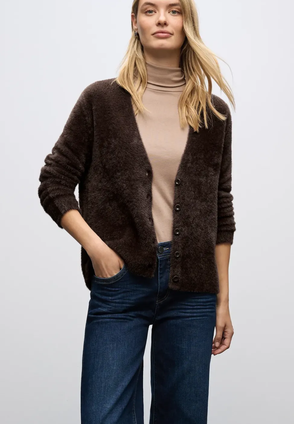 Kuscheliger V-Neck Cardigan