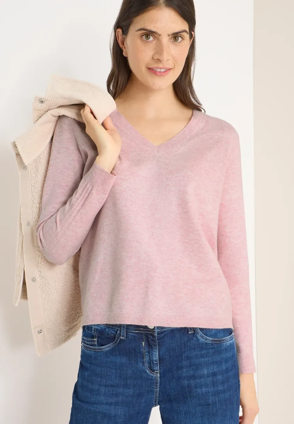 Kuscheliger V-Neck Pullover