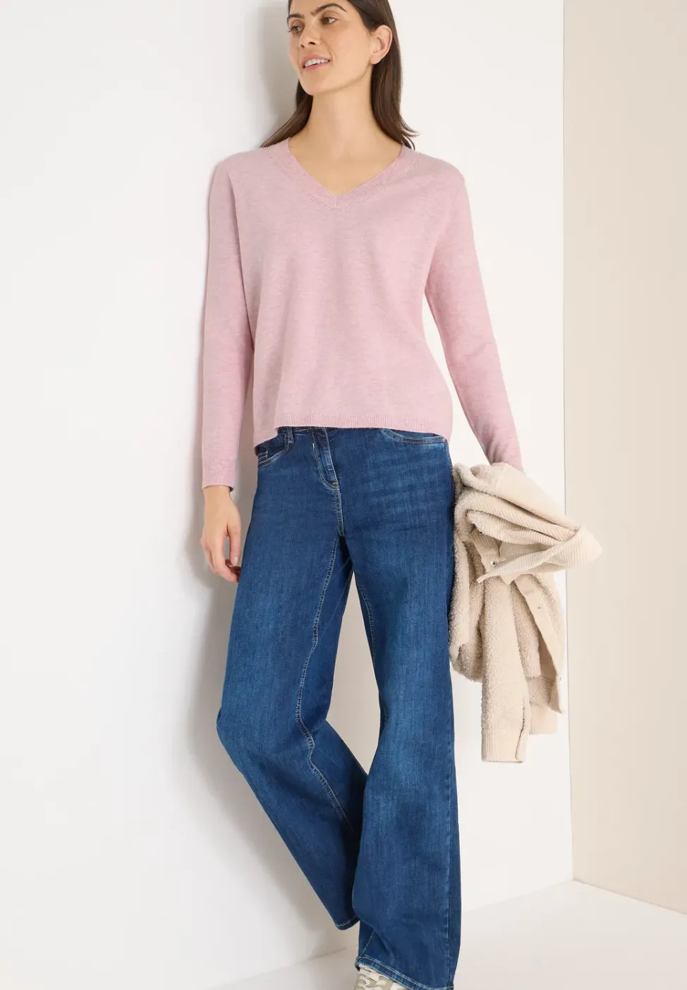 Kuscheliger V-Neck Pullover