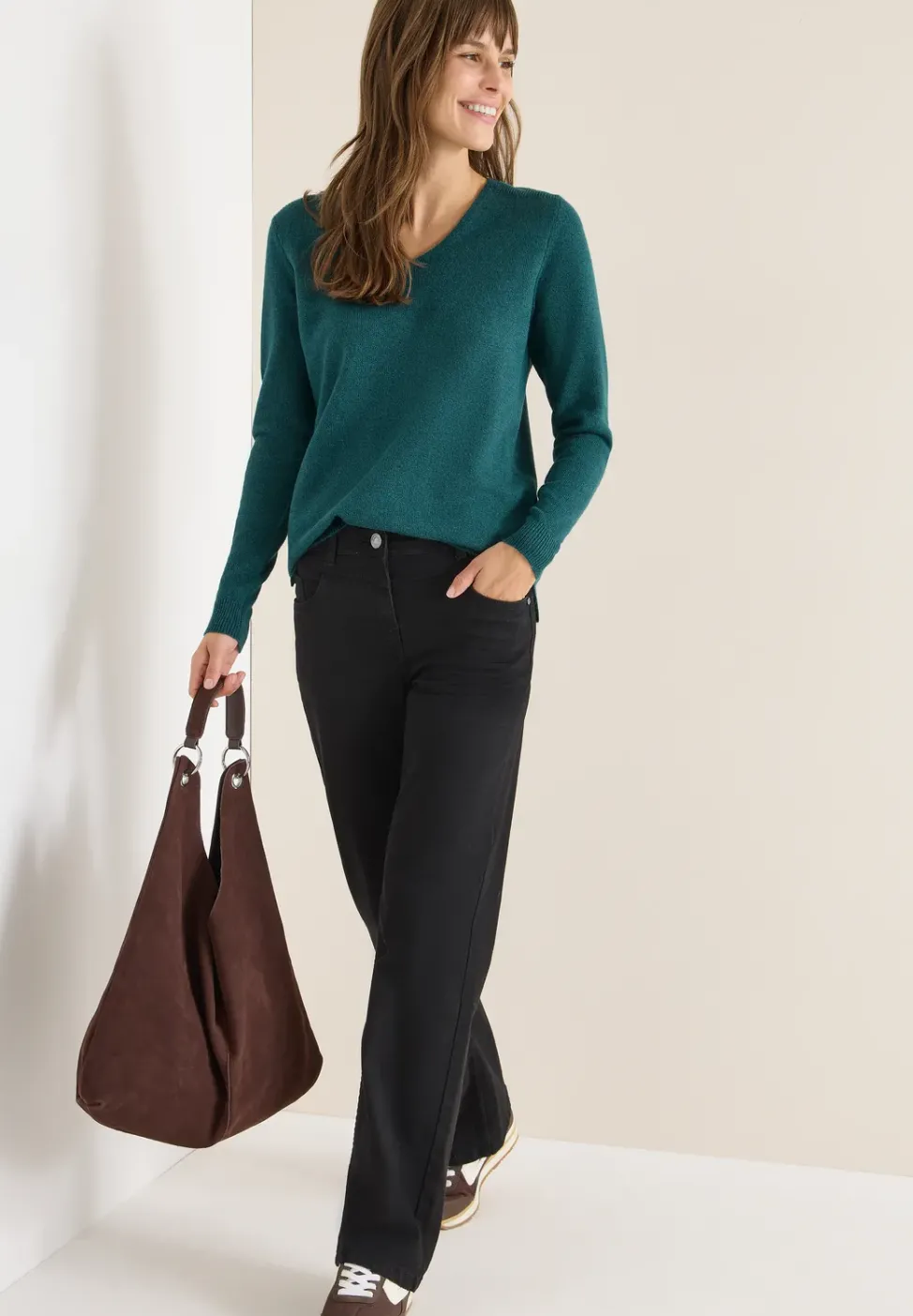 Kuscheliger V-Neck Pullover