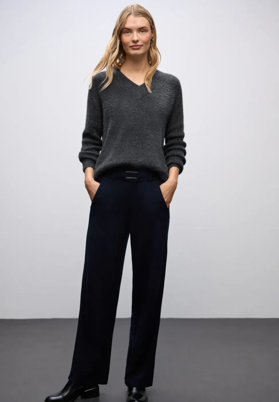 Kuscheliger V-Neck Pullover