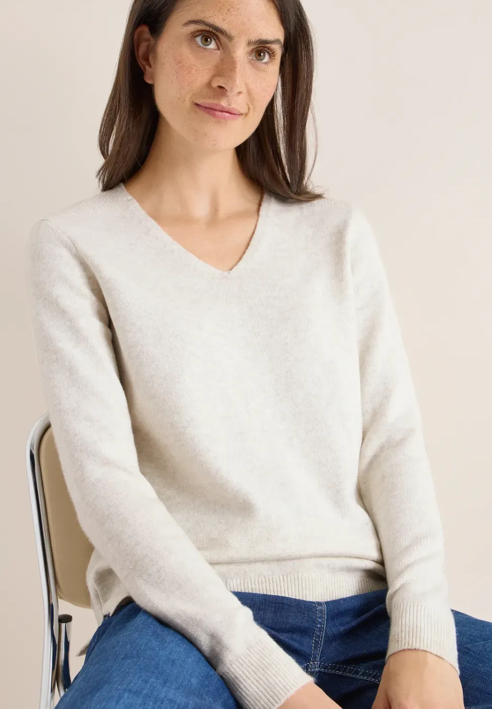 Kuscheliger V-Neck Pullover